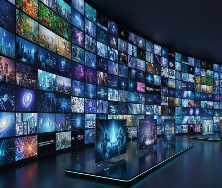 Top-rated 4K TVs for 2026 featuring ultra-high-definition displays in a modern home entertainment store.