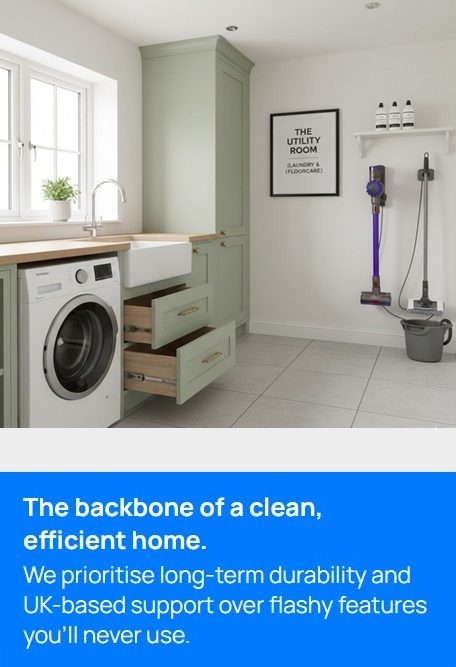 Expertly ranked utility room solutions. Compare the best-performing laundry appliances and floorcare technology for maximum efficiency.