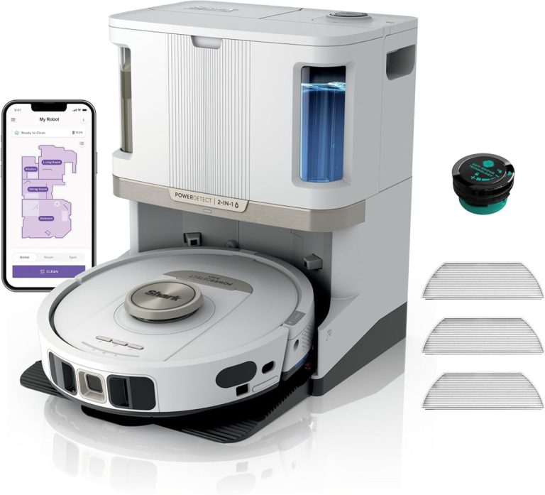 Shark PowerDetect - Maintenance-Free Choice Shark PowerDetect NeverTouch: NeverStuck climbing technology, 60-day self-empty, and Anti-Odour base for UK homes.